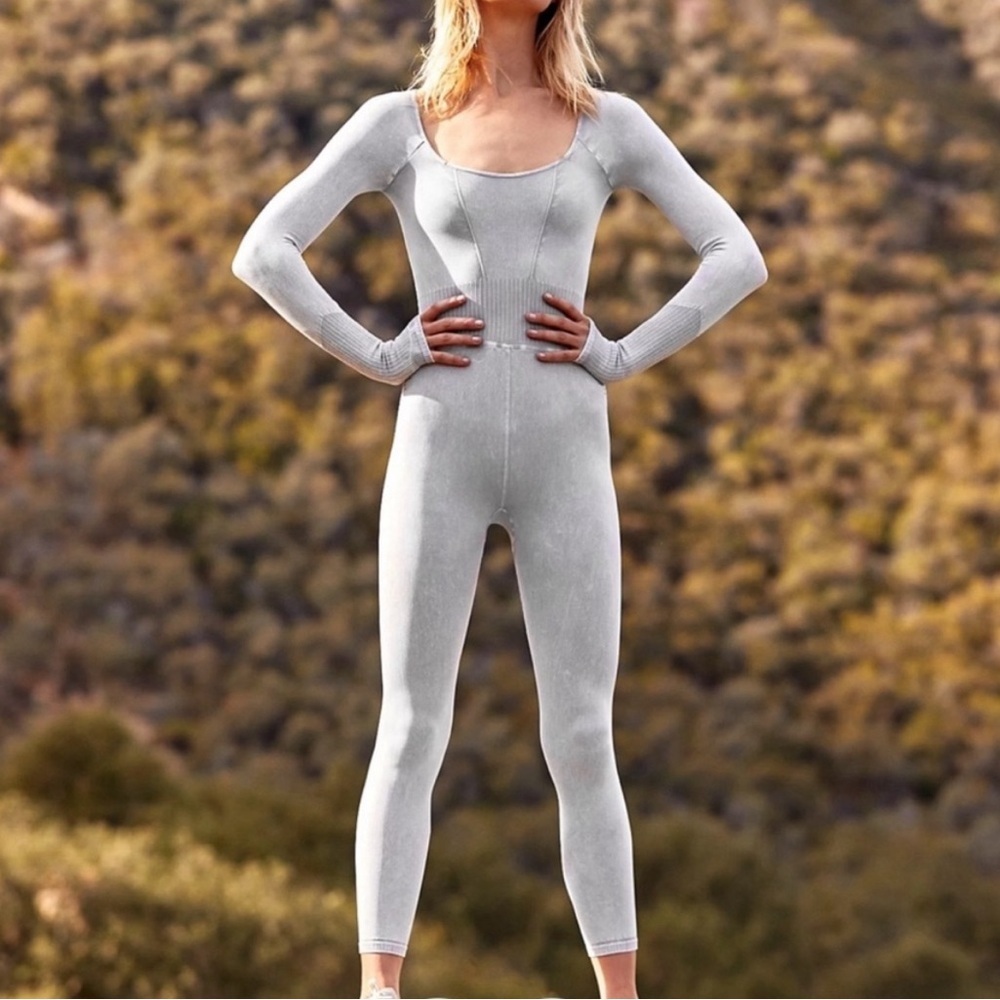 Free People Good Karma long sleeve onesie. Size XS/S. NWT